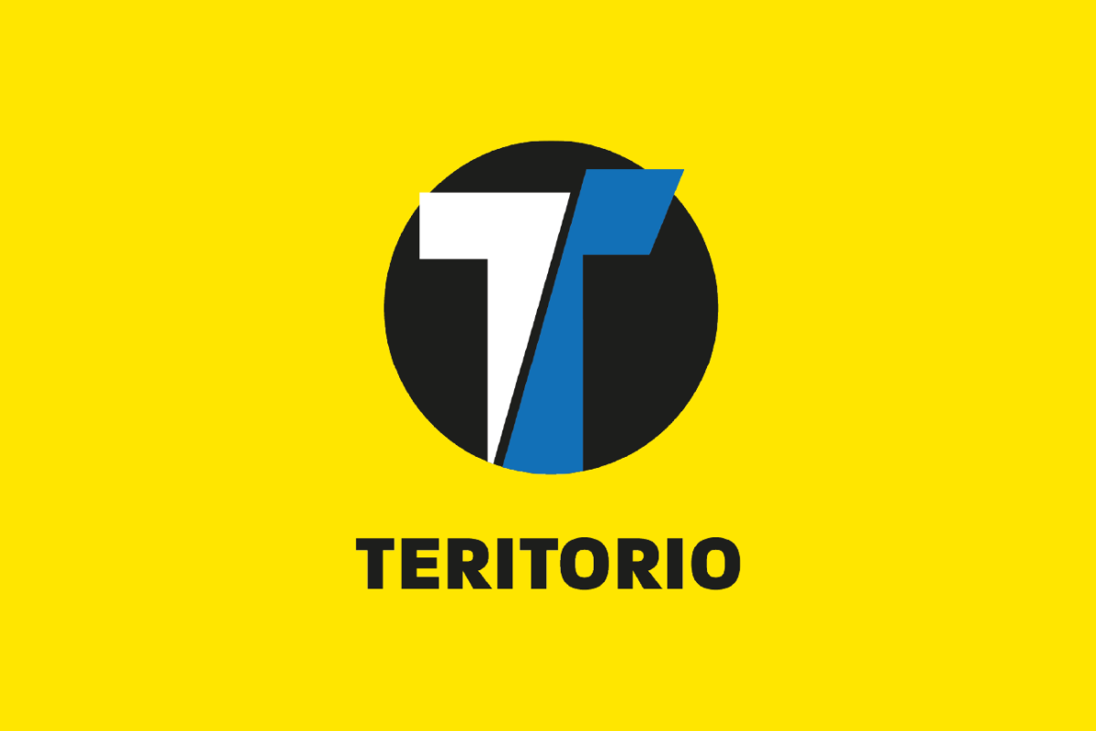 Logo de la startup Teritorio sur fond jaune